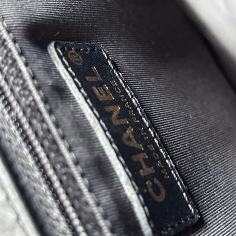 ::CHANEL:: Chevron Top Handle Flap Bag 黑色提把山形紋口蓋斜背鏈包-16