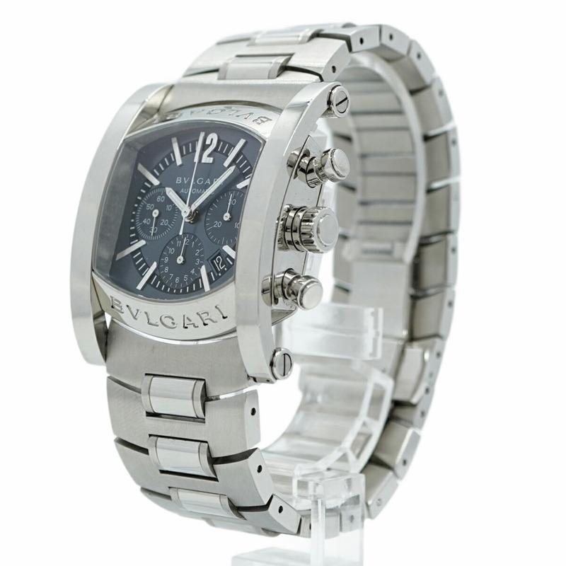 寶格麗 Assioma AA44SCH 男士腕錶，灰色錶盤-2