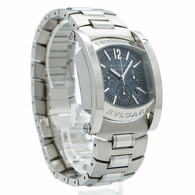 寶格麗 Assioma AA44SCH 男士腕錶，灰色錶盤-3