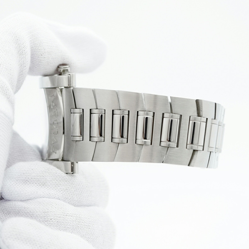 寶格麗 Assioma AA44SCH 男士腕錶，灰色錶盤-6