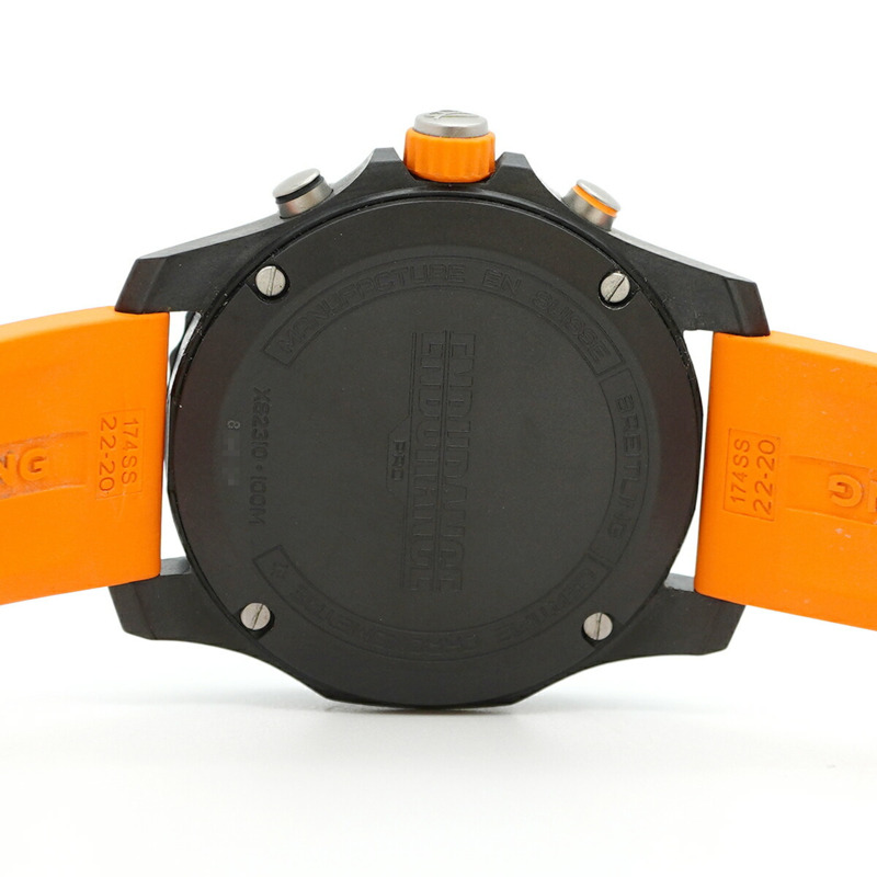 百年靈專業耐力系列44 X82310 男士黑色錶盤腕錶-5