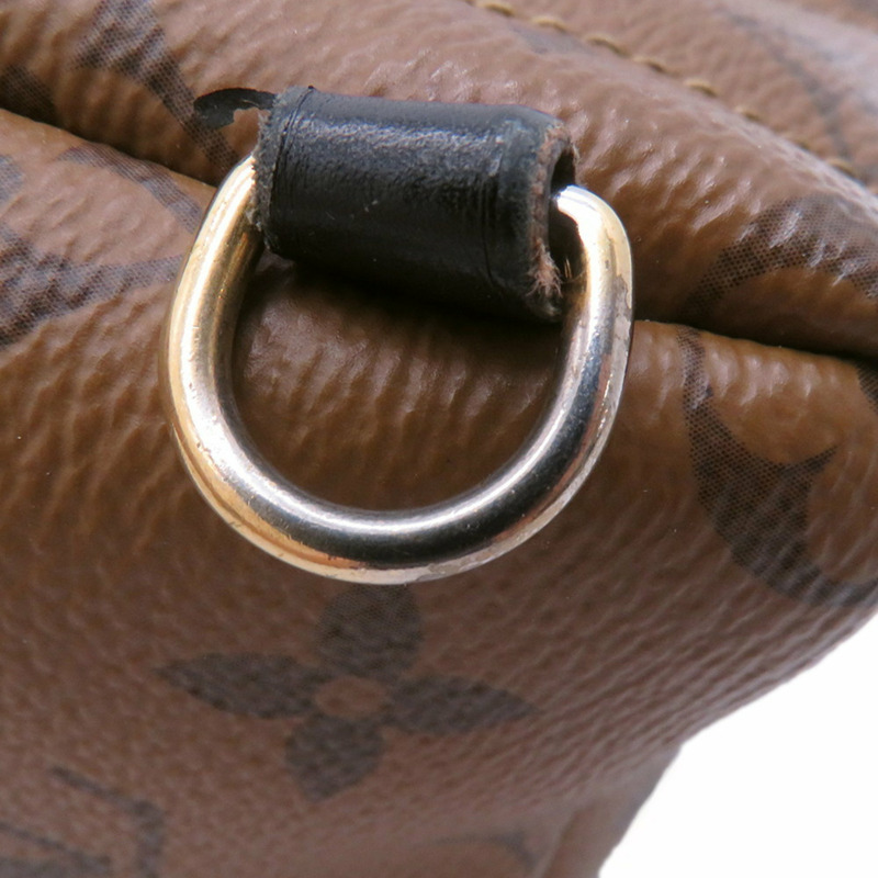 Louis Vuitton Monogram Reverse Palm Springs 迷你背包 M42411,黑色-10