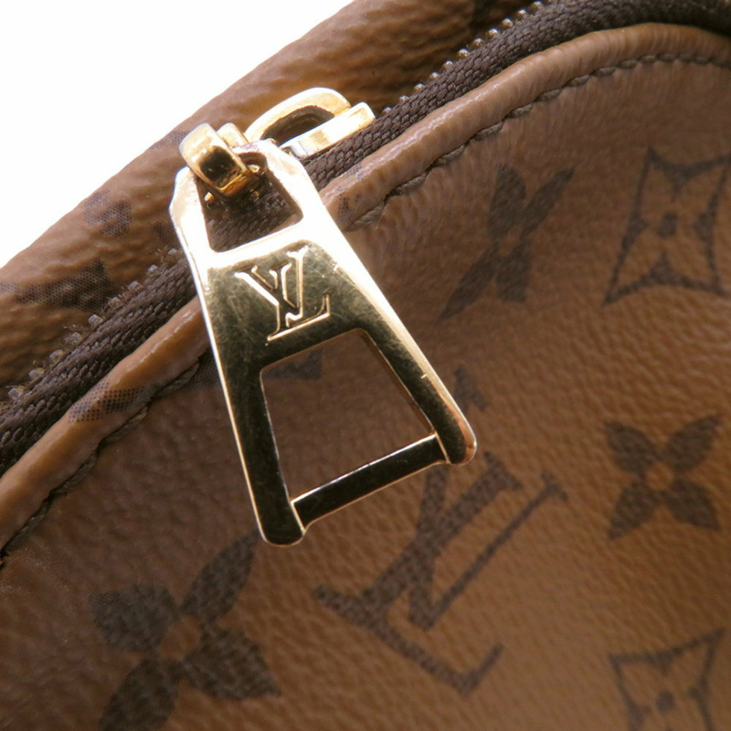Louis Vuitton Monogram Reverse Palm Springs 迷你背包 M42411,黑色-11