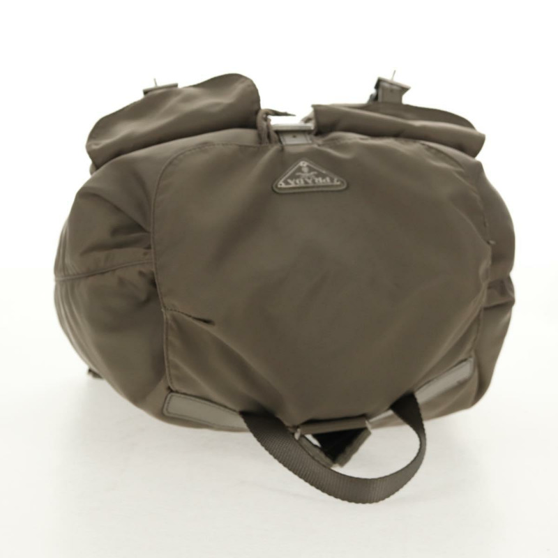 【日本直送】PRADA 雙肩包 尼龍 灰色 銀色 正品 145848-5