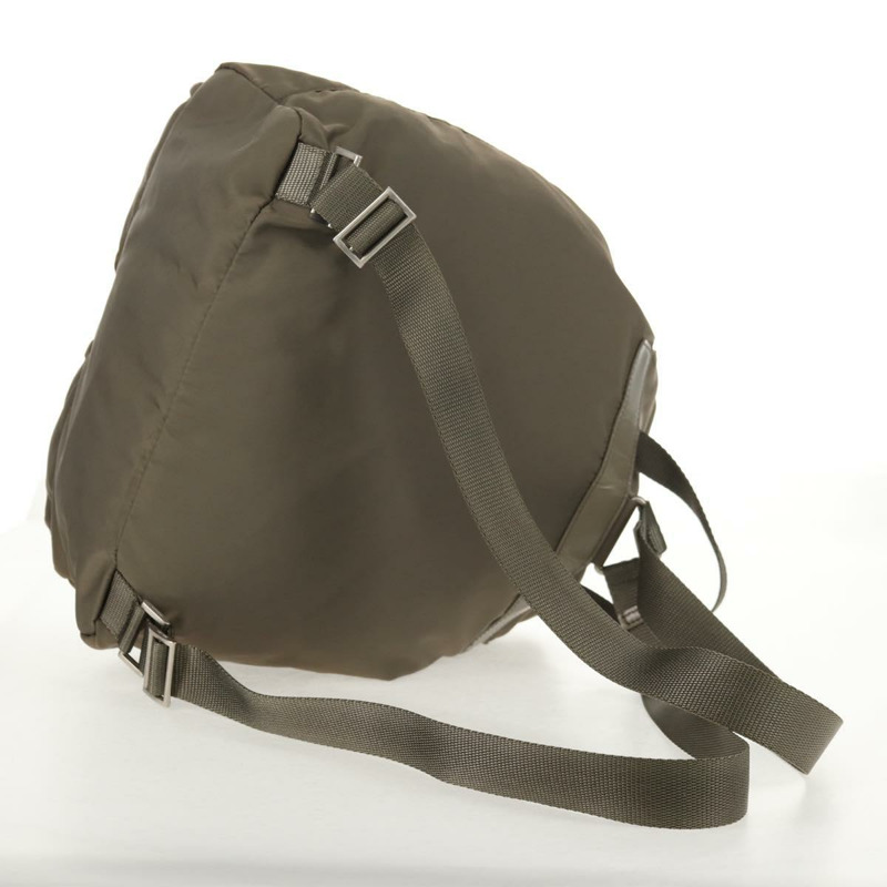 【日本直送】PRADA 雙肩包 尼龍 灰色 銀色 正品 145848-6