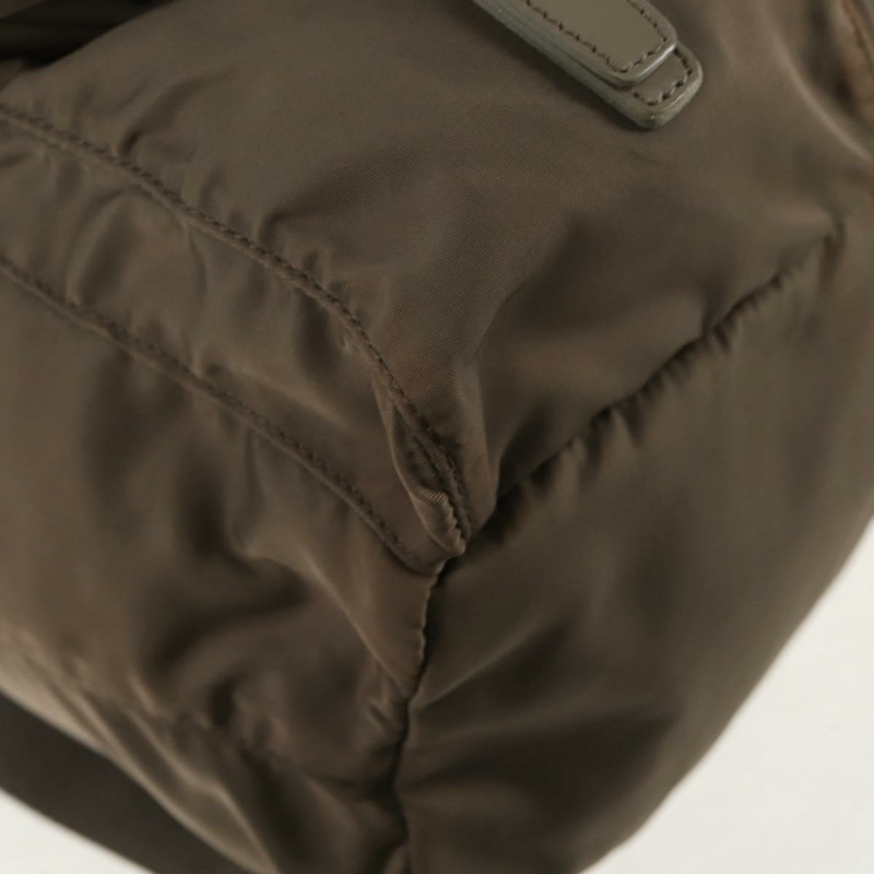 【日本直送】PRADA 雙肩包 尼龍 灰色 銀色 正品 145848-17