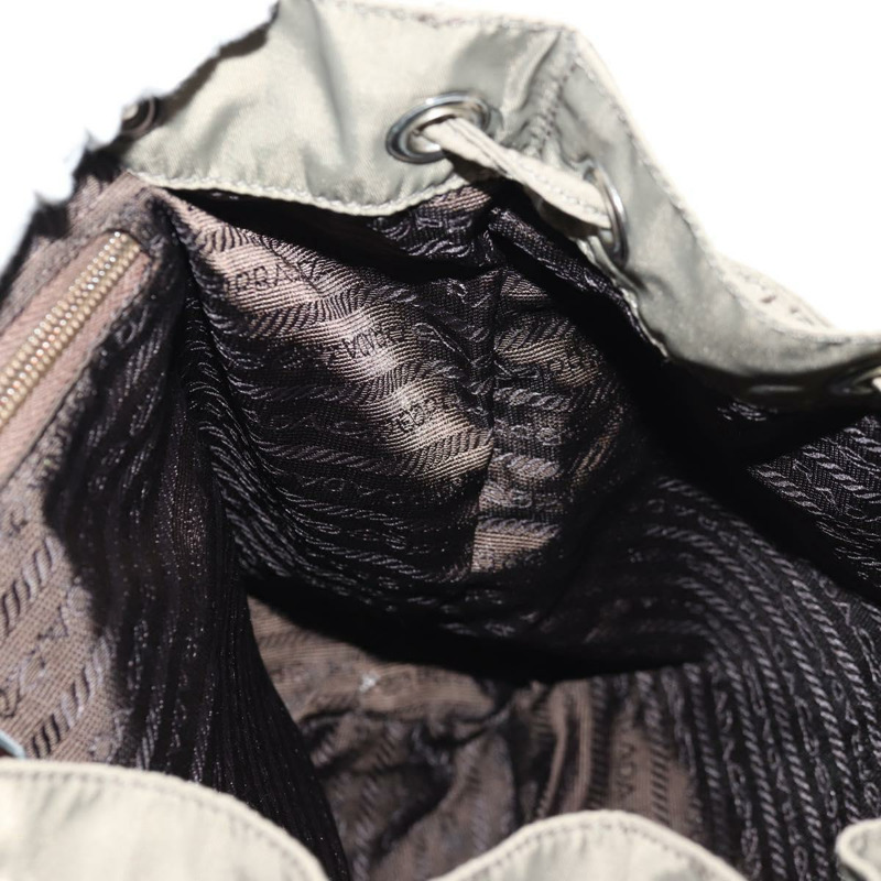 【日本直送】PRADA 雙肩包 尼龍 灰色 銀色 正品 145848-29