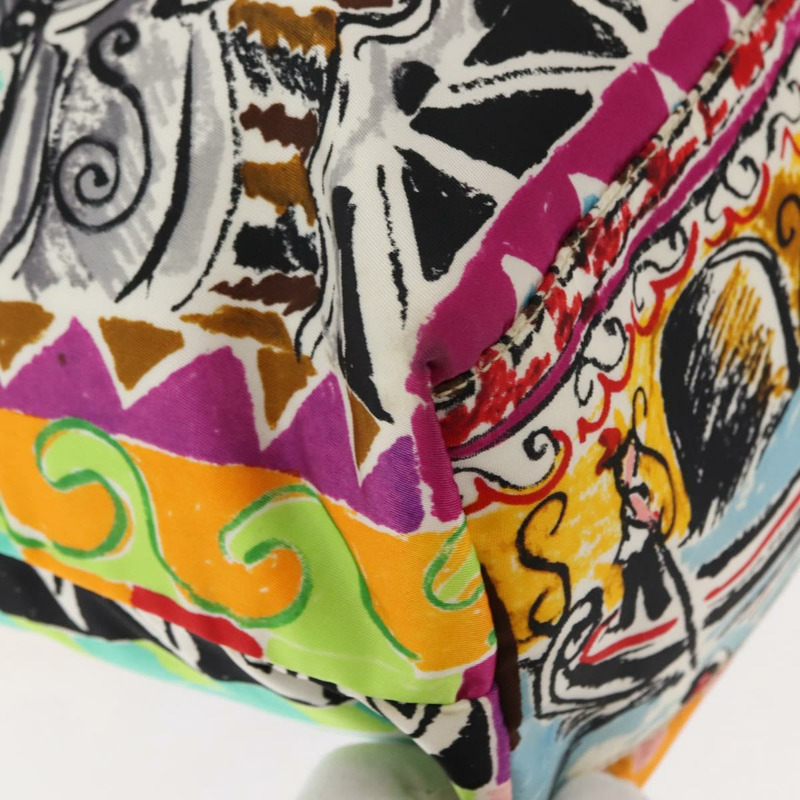 【日本直送】PRADA 托特包 尼龍皮革 綠松石藍 金色 正品 147406-8