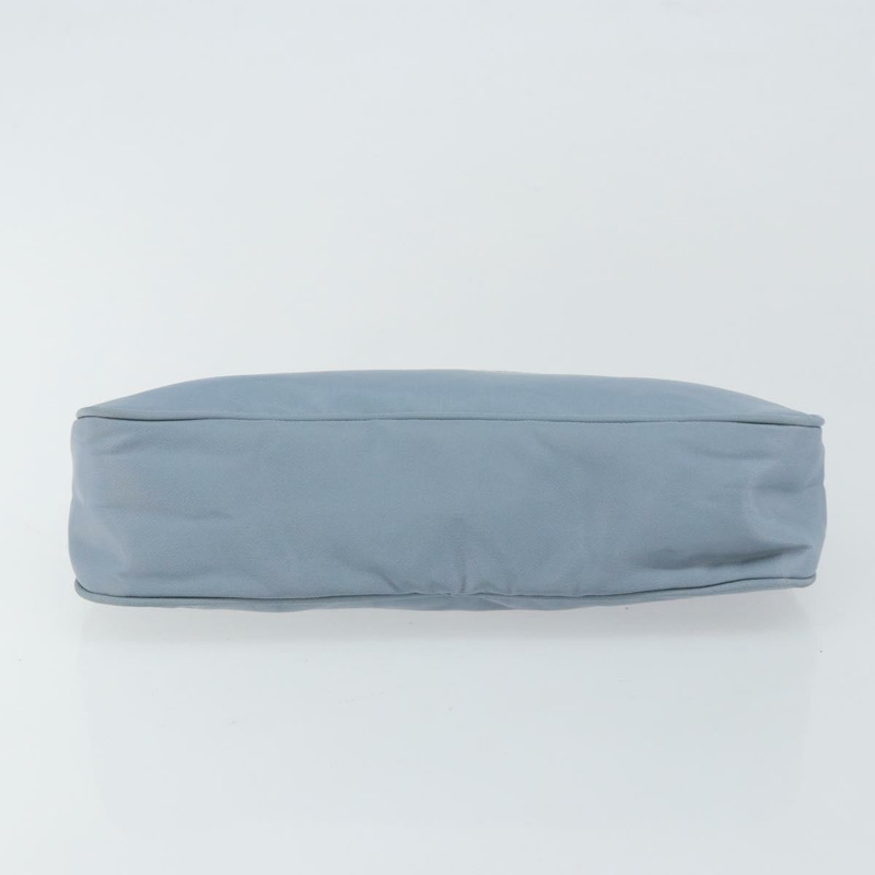 【日本直送】PRADA 尼龍材質淺藍色銀色配件包 Auth 147400-4