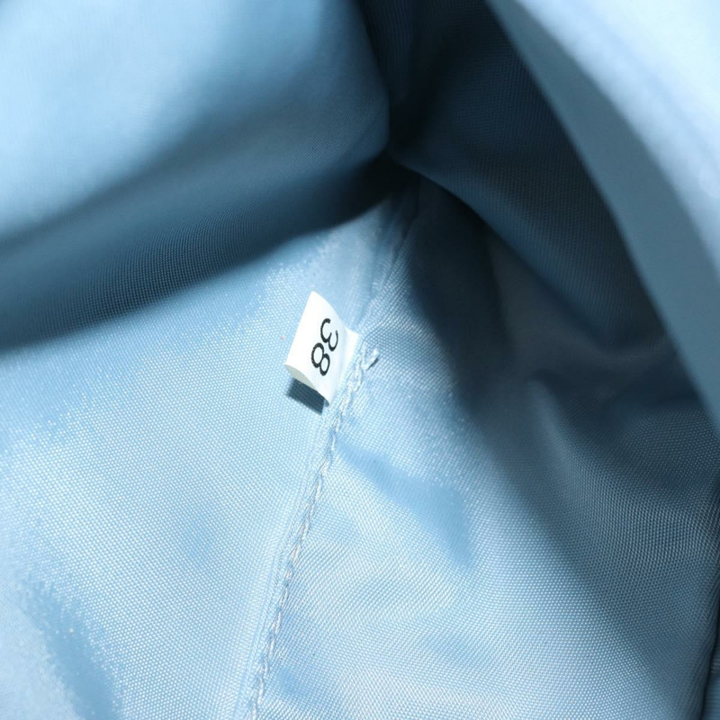 【日本直送】PRADA 尼龍材質淺藍色銀色配件包 Auth 147400-10