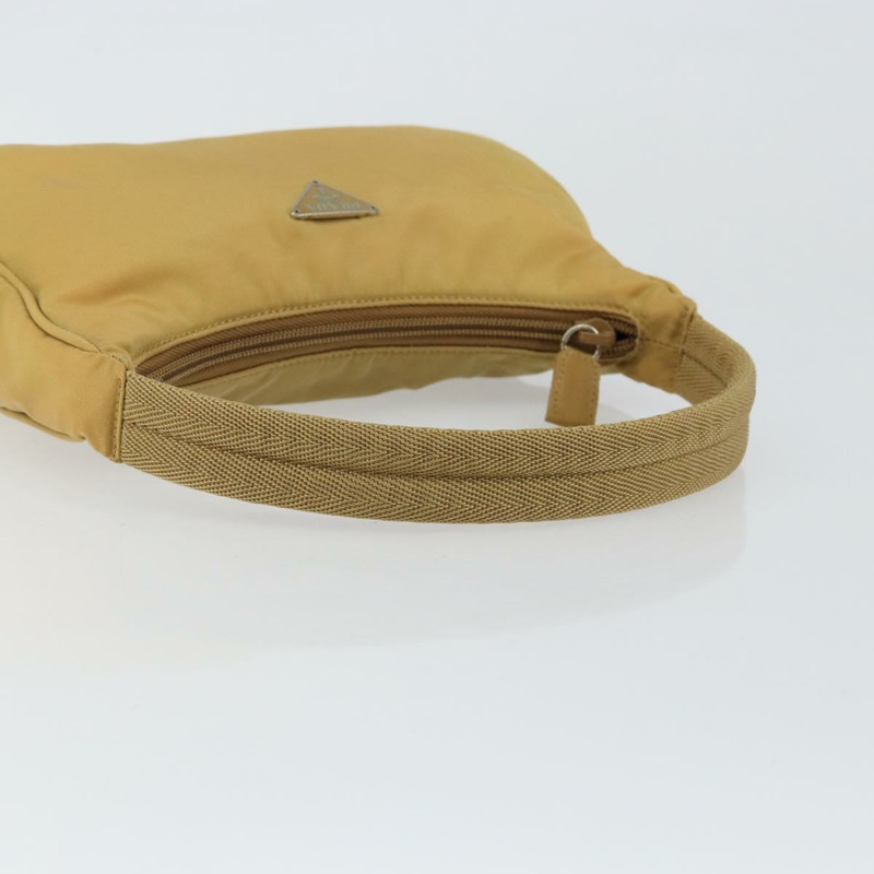 【日本直送】PRADA 尼龍米色銀色配件包 Auth 147402-6