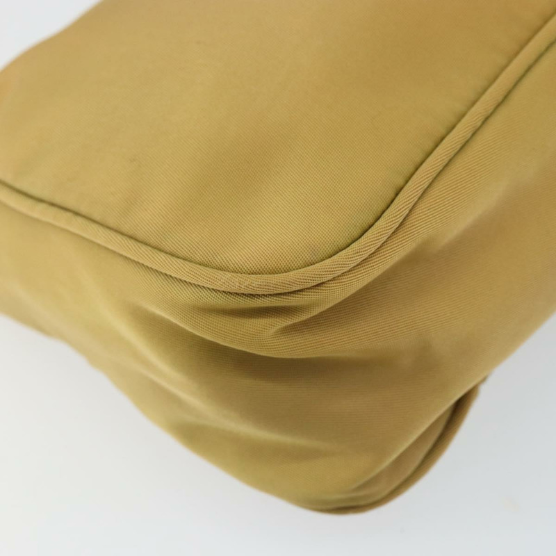 【日本直送】PRADA 尼龍米色銀色配件包 Auth 147402-13