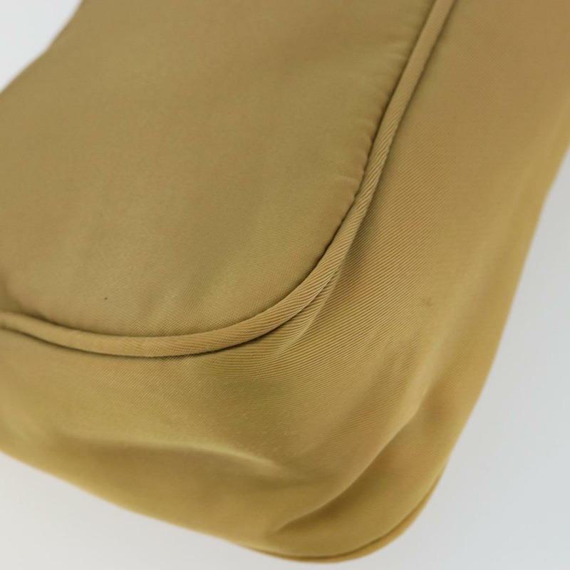 【日本直送】PRADA 尼龍米色銀色配件包 Auth 147402-15