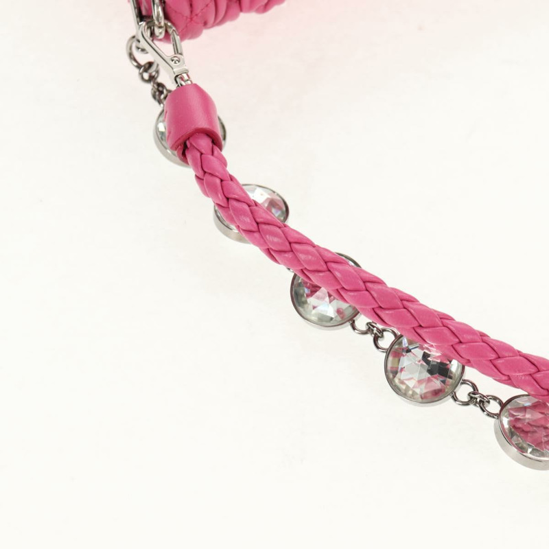 【日本直送】Miu Miu Matelasse Bijoux 單肩包 皮革 粉紅色 金邊 正品 yk19712V-6