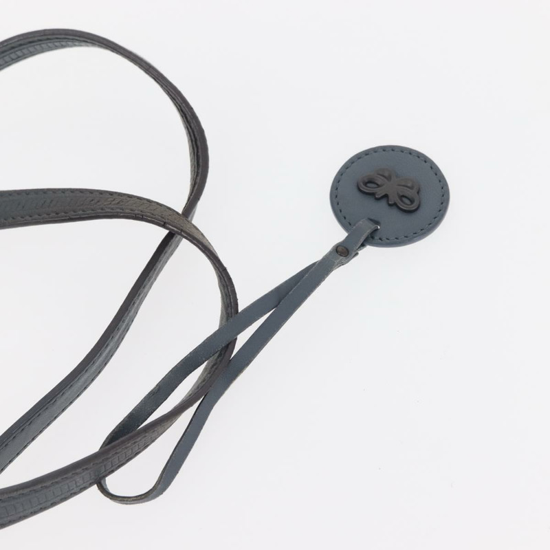 【日本直送】BOTTEGA VENETA INTRECCIATO Transcription Pattern Bag Nylon Blue Auth 147964-9