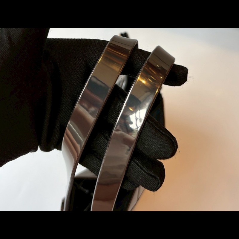 issey miyake baobao 鏡面銀色托特包 7×7-4