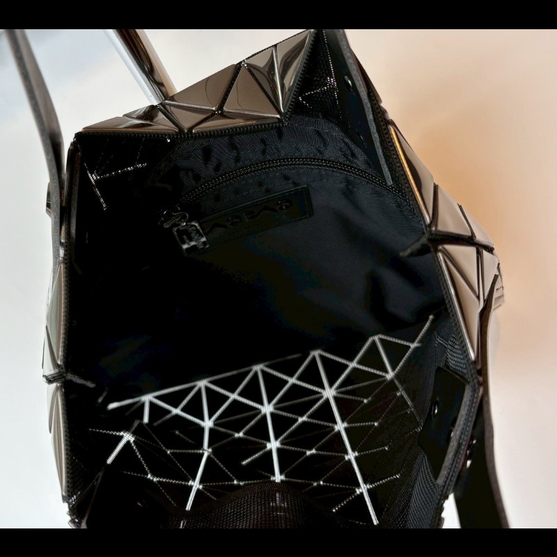 issey miyake baobao 鏡面銀色托特包 7×7-12