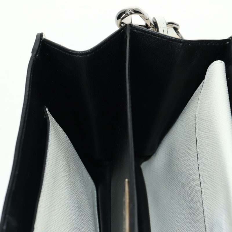 【日本直送】PRADA 單肩包 Safiano 皮革 白色 銀色 正品 147525V-25