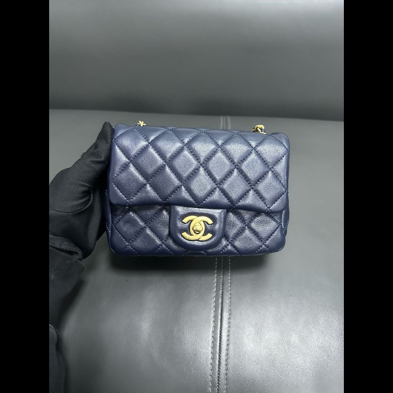 Chanel gold ball Navy Colour-1