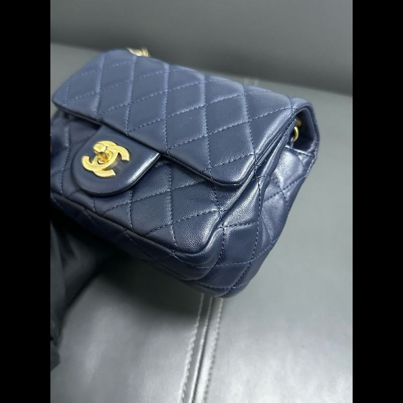 Chanel gold ball Navy Colour-7