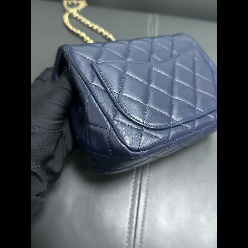 Chanel gold ball Navy Colour-8