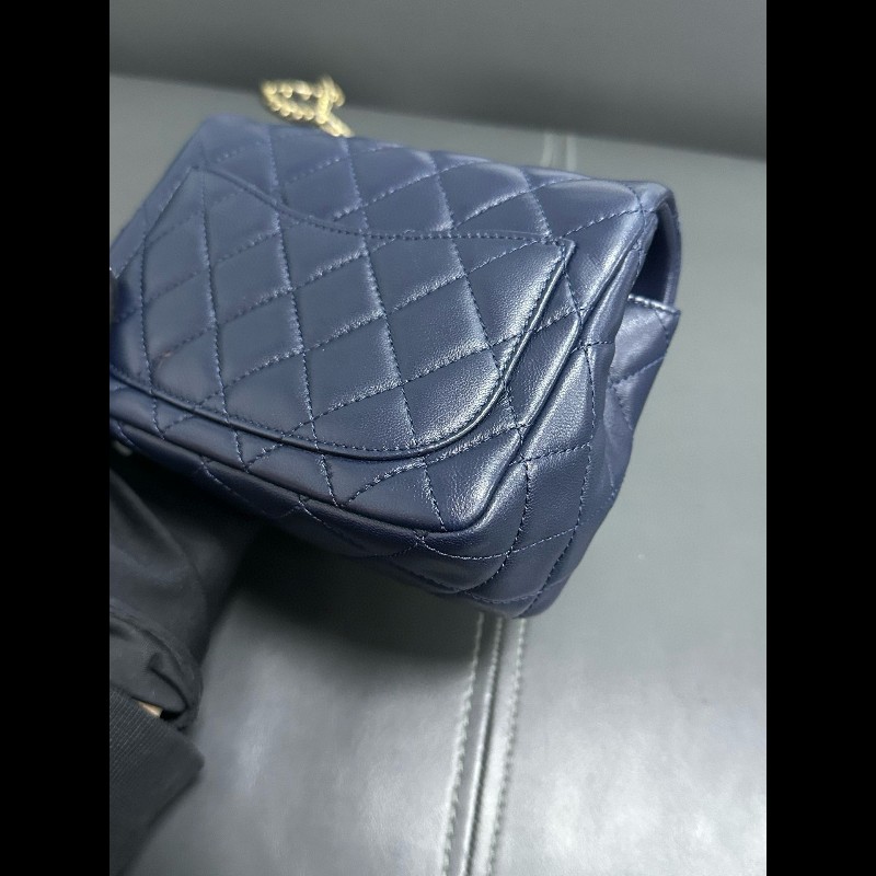 Chanel gold ball Navy Colour-9