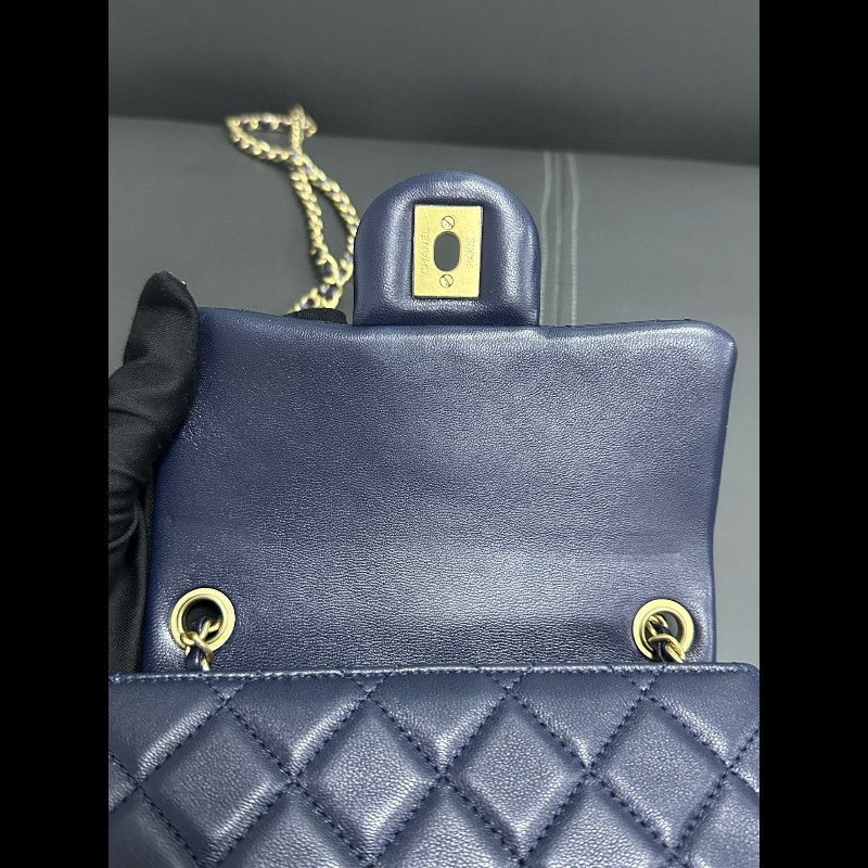 Chanel gold ball Navy Colour-10