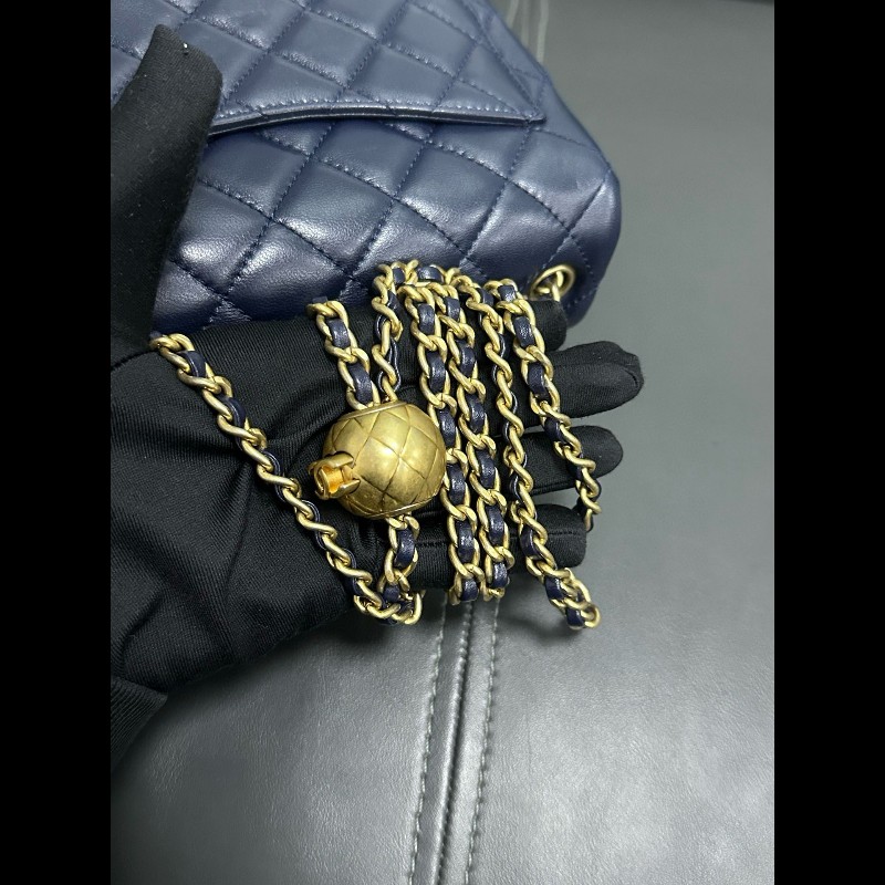 Chanel gold ball Navy Colour-15