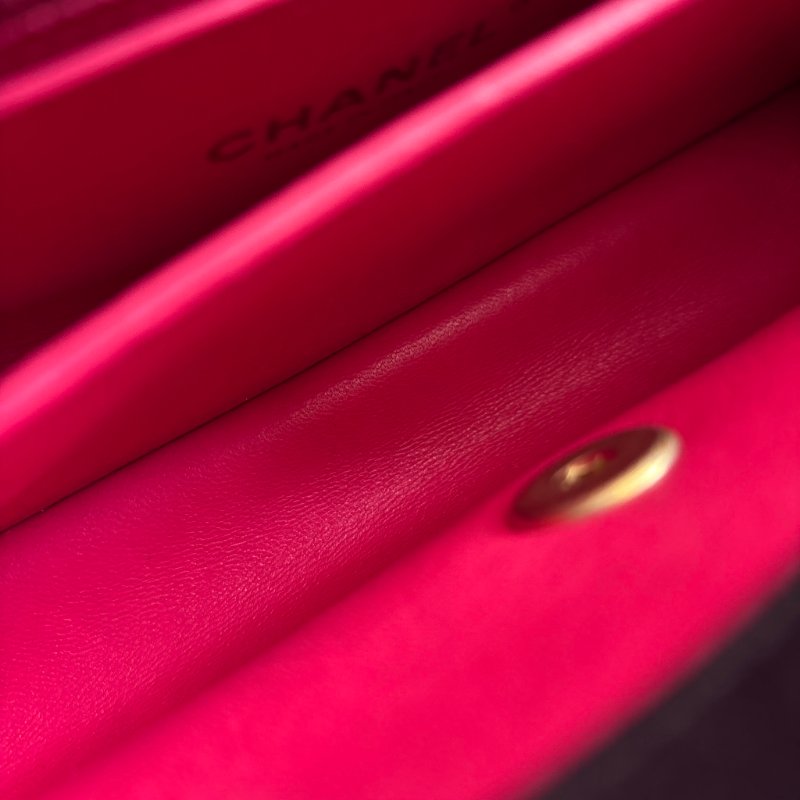 ::CHANEL:: AS2478 經典雙C LOGO菱格皺紋小羊皮仿舊金鍊手提/斜背包-28