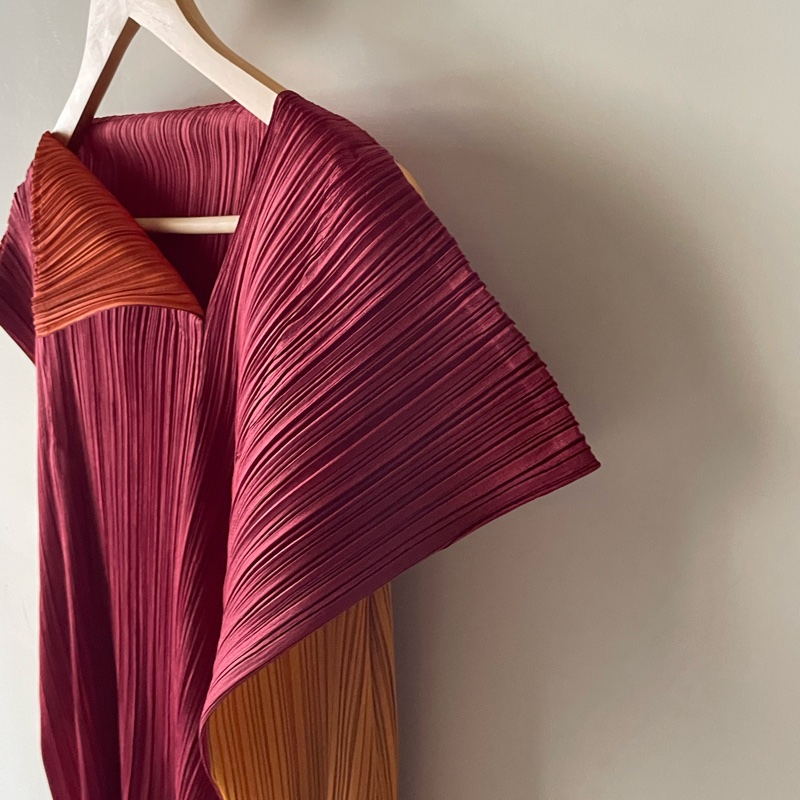 ▪️富貴選物FUGUEI▪️PP 絢彩繽磚系列 三拼色造型長版上衣-3