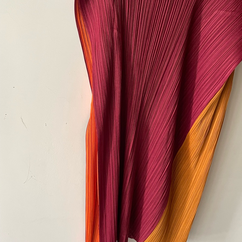 ▪️富貴選物FUGUEI▪️PP 絢彩繽磚系列 三拼色造型長版上衣-5