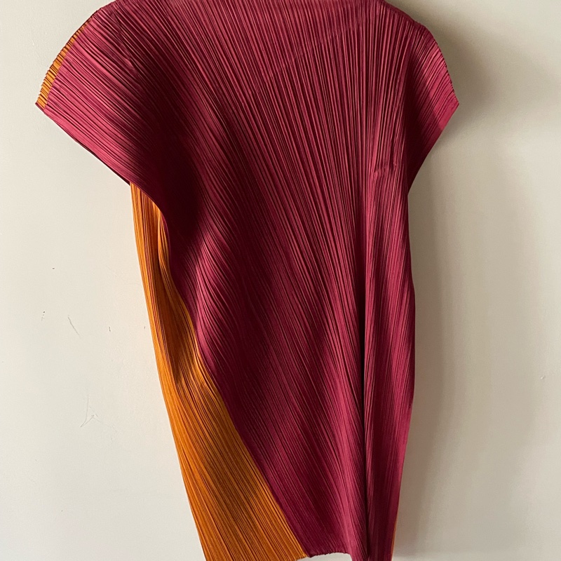 ▪️富貴選物FUGUEI▪️PP 絢彩繽磚系列 三拼色造型長版上衣-8