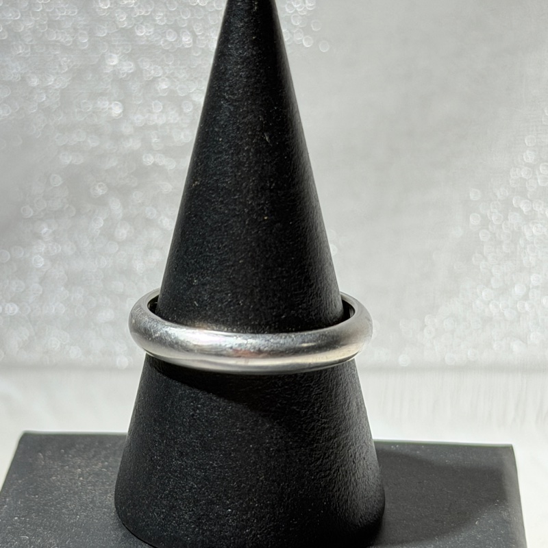 Cartier卡地亞1895鉑金戒指/男戒/戒圍56-7