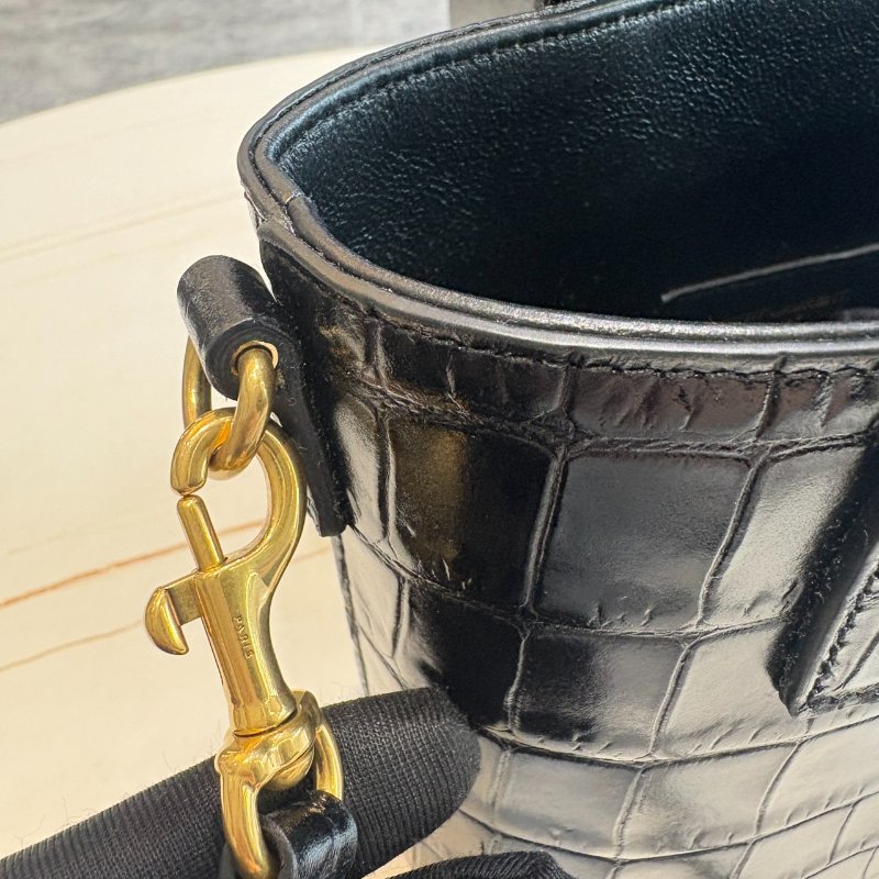*SHIHNA名牌精品* YSL壓鱷魚紋MINI托特包-4