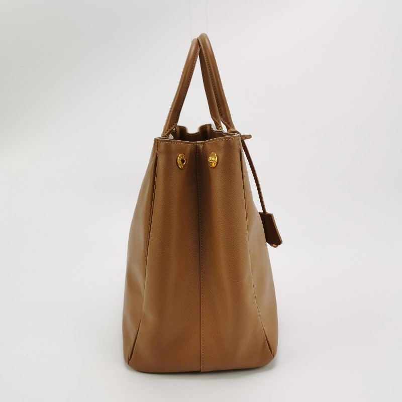 Prada Galleria殺手包大號牛皮純色三角徽標手提包-3