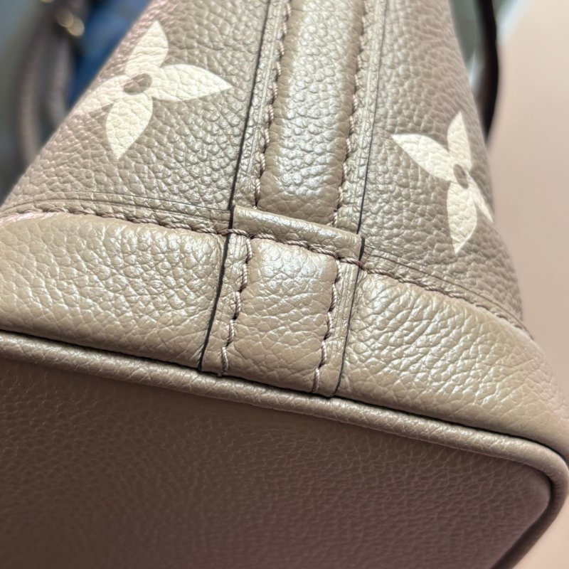 ::LOUIS VUITTON:: LV M46291 Nano Noé 斑鳩灰 雙色 Monogram Empreinte 皮革-11