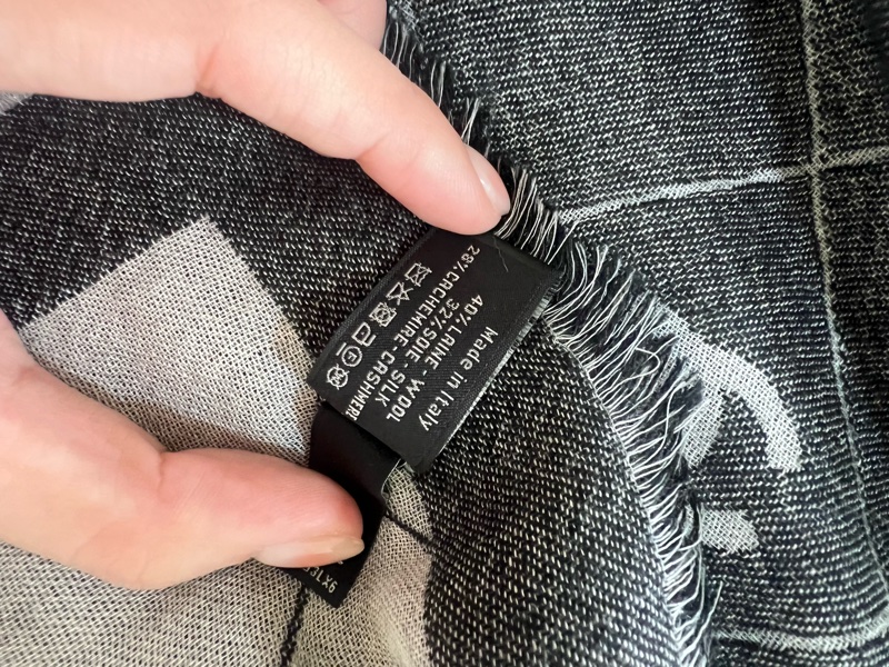 Chanel 熱門款雙面披肩 圍巾-4