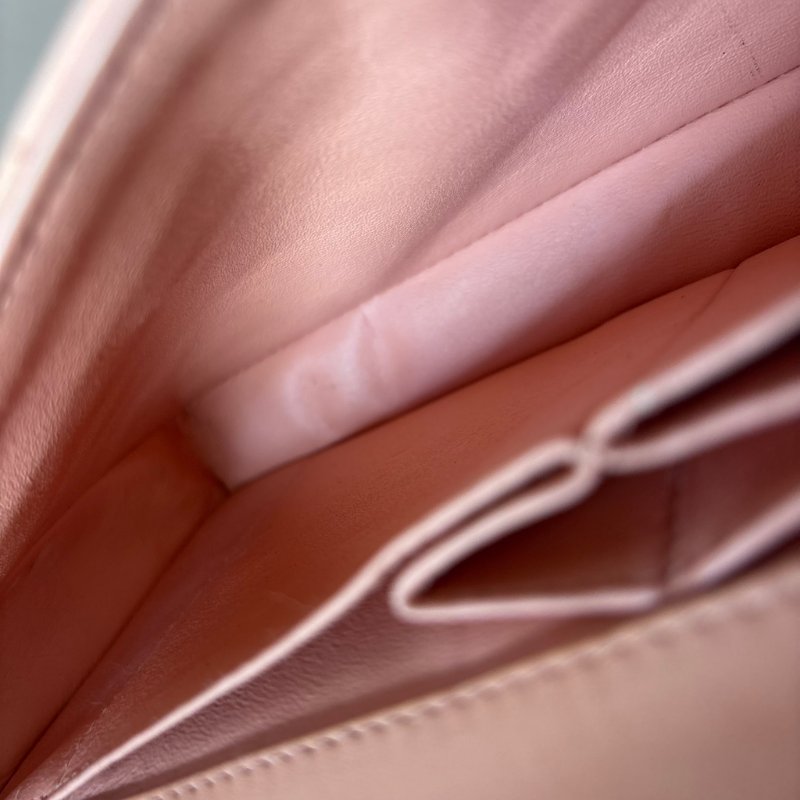 ::CHANEL:: Vintage Chocolate Bar 冰塊格粉膚色腋下鏈包 冰格包 冰塊包-27