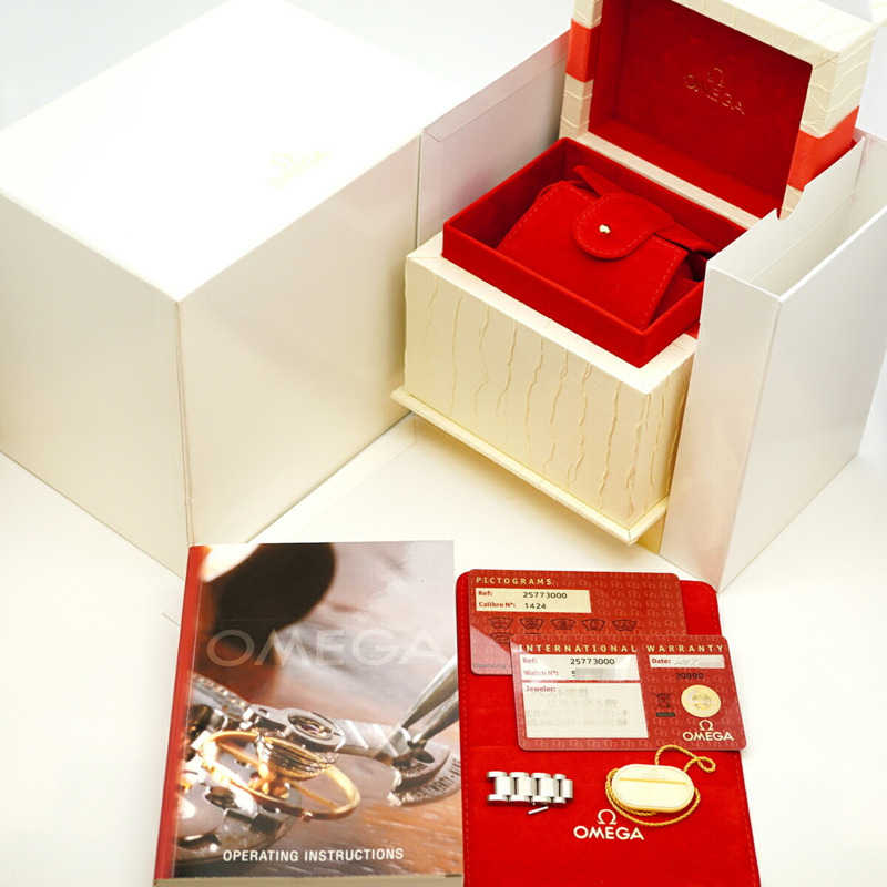 歐米茄海馬系列 2577.30 銀色錶盤女錶-1