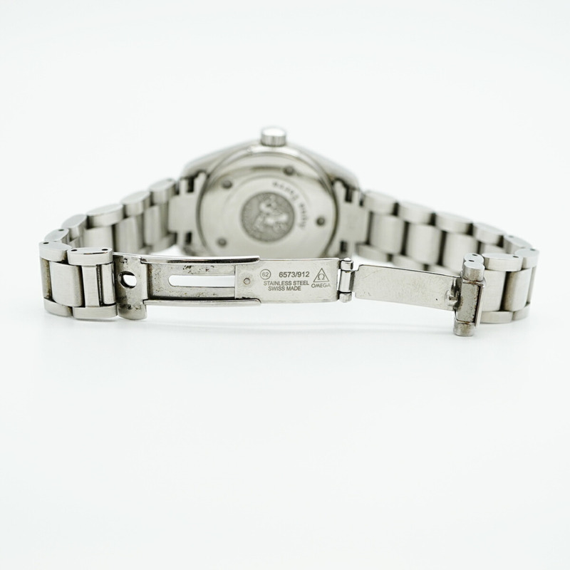 歐米茄海馬系列 2577.30 銀色錶盤女錶-4