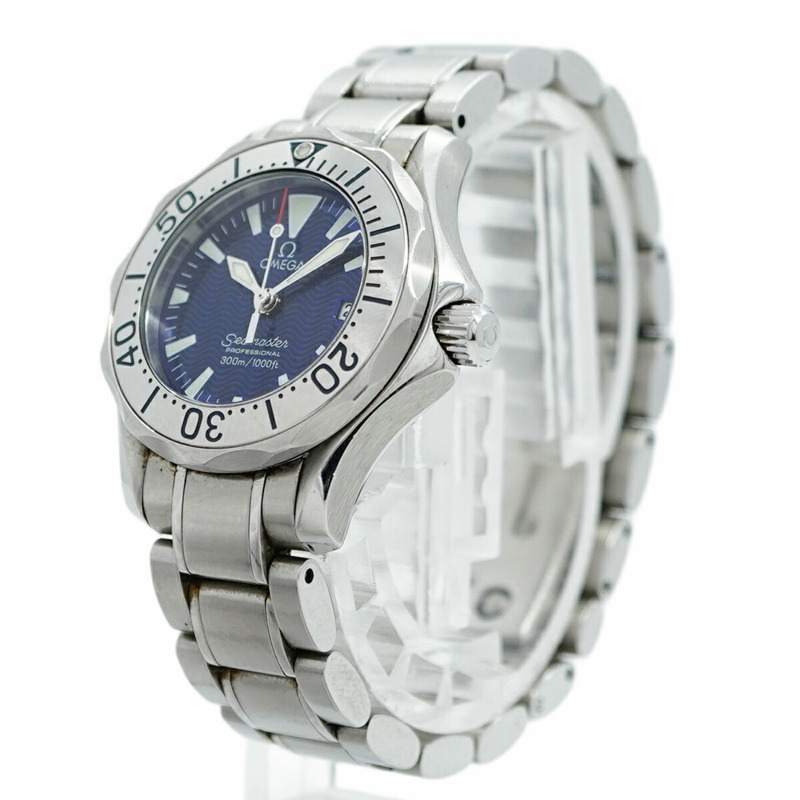 歐米茄海馬系列 2285.80 海軍藍錶盤女錶-2