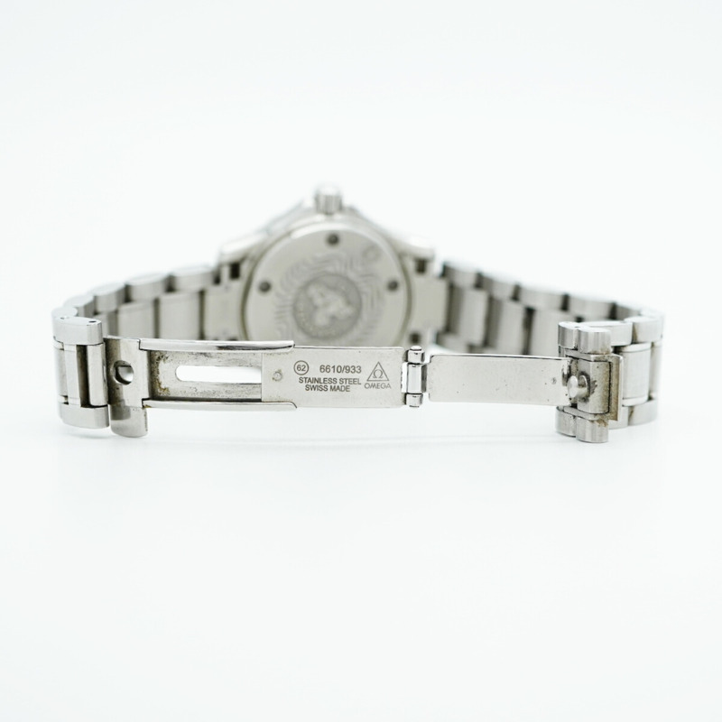 歐米茄海馬系列 2285.80 海軍藍錶盤女錶-4