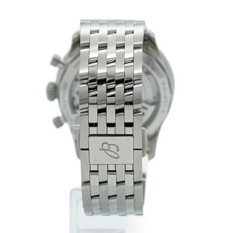 百年靈 Navitimer AB0139 銀色錶盤男士腕錶-7