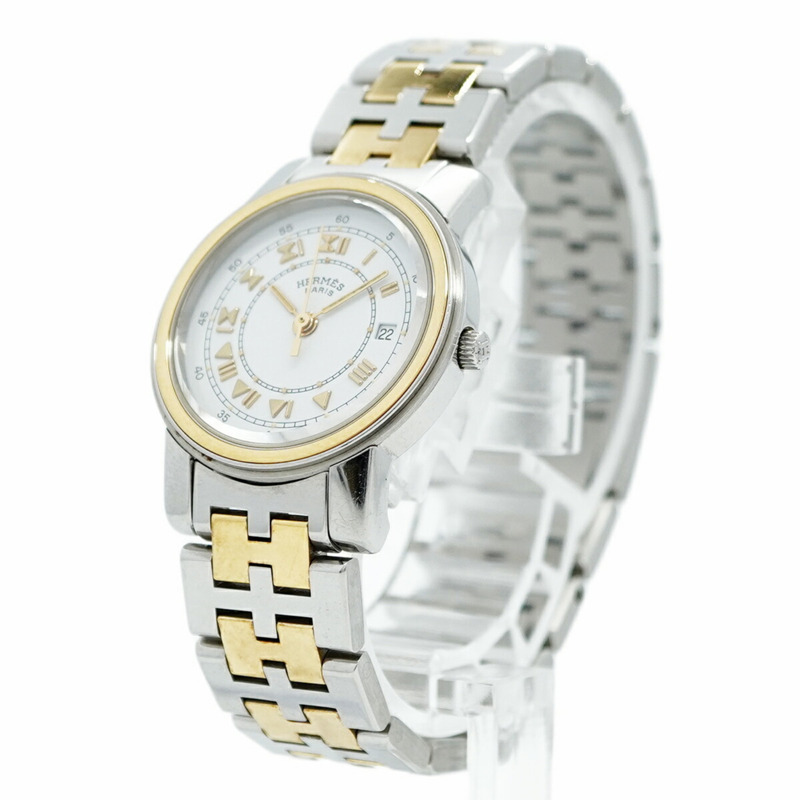 愛馬仕 Carrick CA1.220 白色錶盤女士腕錶-2