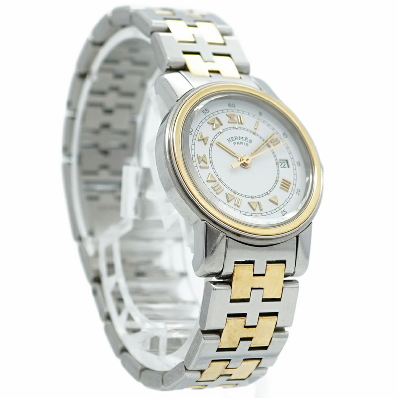 愛馬仕 Carrick CA1.220 白色錶盤女士腕錶-3