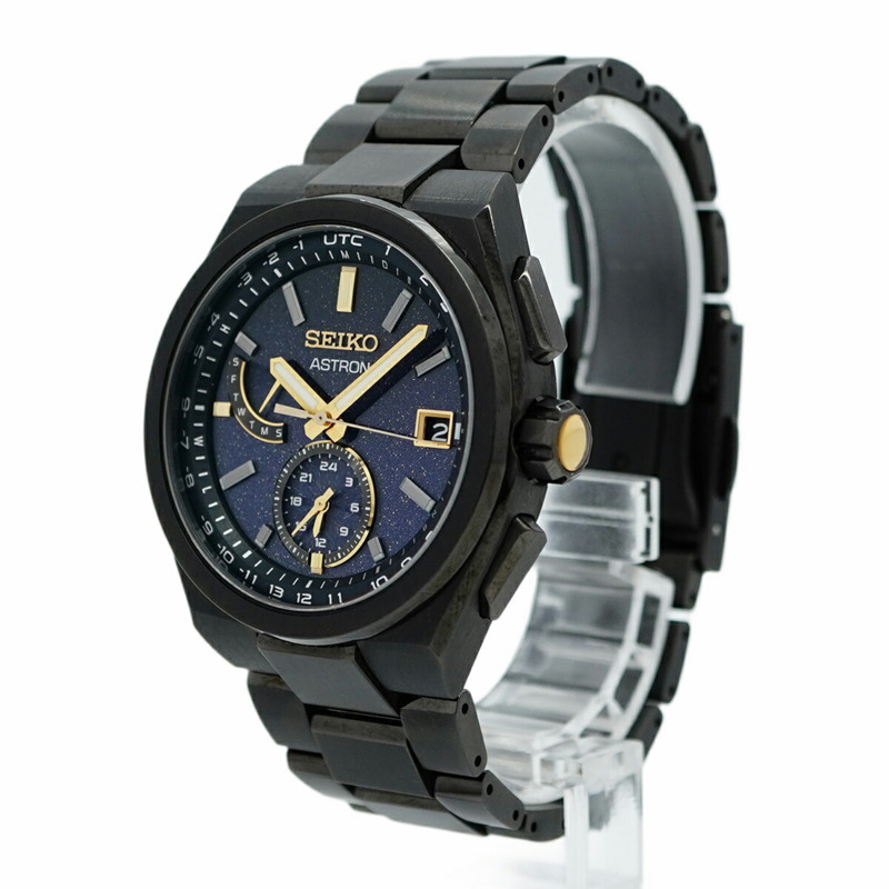 精工 Astron 8R63-0BJ0 SBXY071 海軍藍錶盤男士腕錶-2