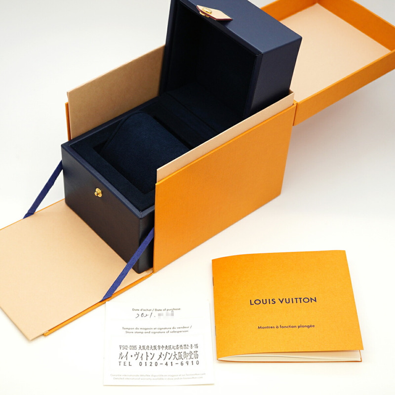 路易威登 Tambour QA121Z 海軍藍錶盤男士腕錶-1