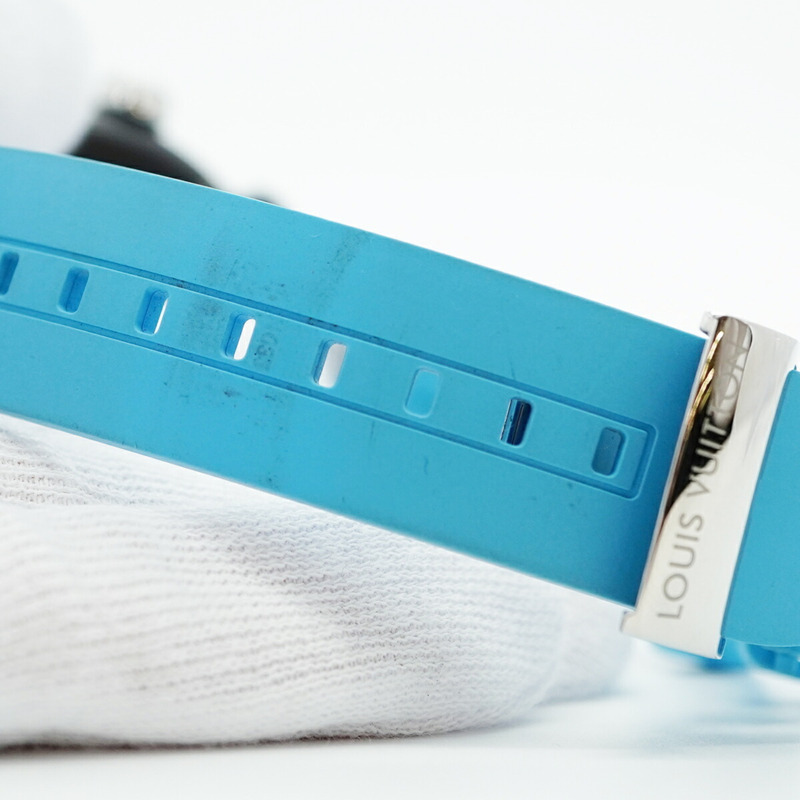 路易威登 Tambour QA121Z 海軍藍錶盤男士腕錶-6