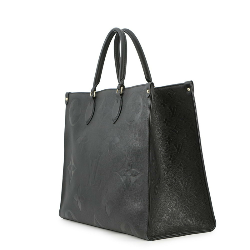 路易威登 Monogram Empreinte On-the-Go GM 手提包 M44925 LOUIS VUITTON 兩用黑色-1