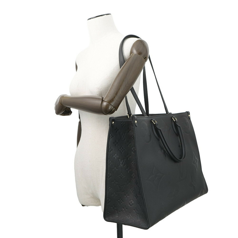 路易威登 Monogram Empreinte On-the-Go GM 手提包 M44925 LOUIS VUITTON 兩用黑色-4